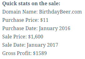 Behind the sale BirthdayBeer