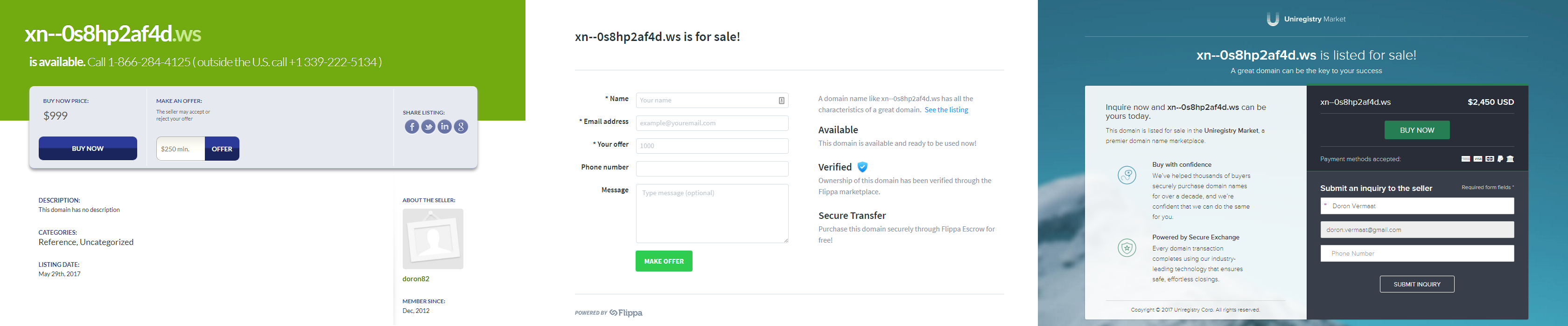 Emoji at other marketplaces